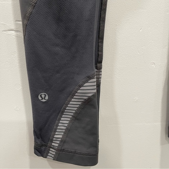 Lululemon Run Inspire Crop II Legging Grey Luxtreme - Picture 6 of 8